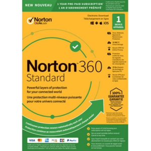 Norton 360 Standard – 1-Year / 1-Device – Global